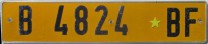 Nummernschilder / Kfz-Kennzeichen Burkina Faso 1985 1980er