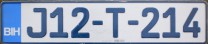 Nummernschilder / Kfz-Kennzeichen Bosnien & Herzegowina 2009 2000er