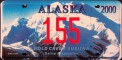 Nummernschilder / Kfz-Kennzeichen USA 2000 2000er Alaska AK tribe