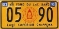 Nummernschilder / Kfz-Kennzeichen USA 1987 1980er Minesota MN tribe