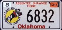Nummernschilder / Kfz-Kennzeichen USA 2001 2000er Oklahoma OK tribe