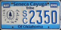 Nummernschilder / Kfz-Kennzeichen USA 2001 2000er Oklahoma OK tribe