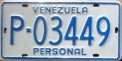 Nummernschilder / Kfz-Kennzeichen Venezuela 1982 1980er priv. bus