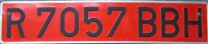 Nummernschilder / Kfz-Kennzeichen Spanien 1999 1990er