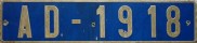 Nummernschilder / Kfz-Kennzeichen Senegal 1978 1970er Gov, Admin