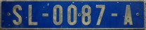 Nummernschilder / Kfz-Kennzeichen Senegal 1978 1970er
