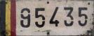 Nummernschilder / Kfz-Kennzeichen Belgien 1947 1940er