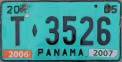 Nummernschilder / Kfz-Kennzeichen Panama 2005 2000er Taxi