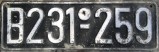 Nummernschilder / Kfz-Kennzeichen Deutschland 1950 1950er Bayern