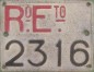 Nummernschilder / Kfz-Kennzeichen Italien 1927 1920er