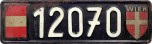 Nummernschilder / Kfz-Kennzeichen Österreich 1945 1940er SBZ