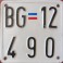 Nummernschilder / Kfz-Kennzeichen Serbien & Montenegro 1991 1990er