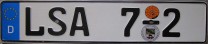 Nummernschilder / Kfz-Kennzeichen Deutschland 1994 1990er