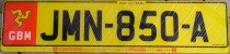 Nummernschilder / Kfz-Kennzeichen Insel Man 2001 2000er