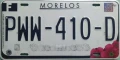 Nummernschilder / Kfz-Kennzeichen Mexiko 2019 2010er Morelos
