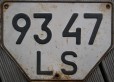 Nummernschilder / Kfz-Kennzeichen Lettland 1945 1940er