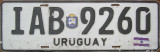 Nummernschilder / Kfz-Kennzeichen Uruguay 2004 2000er Paysandu
