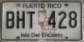 Nummernschilder / Kfz-Kennzeichen Puerto Rico 1986 1980er