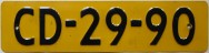 Nummernschilder / Kfz-Kennzeichen Niederlande 1977 1970er CD
