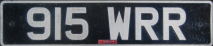 Nummernschilder / Kfz-Kennzeichen Großbritannien 1904 1900er