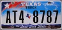 Nummernschilder / Kfz-Kennzeichen USA 1999 1990er Texas TX