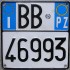 Nummernschilder / Kfz-Kennzeichen Italien 1999 1990er