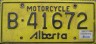 Nummernschilder / Kfz-Kennzeichen Kanada 1975 1970er Alberta