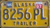 Nummernschilder / Kfz-Kennzeichen USA 1982 1980er Alaska AK