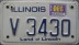 Nummernschilder / Kfz-Kennzeichen USA 1983 1980er Illinois IL