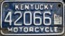 Nummernschilder / Kfz-Kennzeichen USA 1983 1980er Kentucky KY