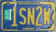 Nummernschilder / Kfz-Kennzeichen USA 2001 2000er Pennsylvania PA