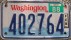 Nummernschilder / Kfz-Kennzeichen USA 1987 1980er Washington WA