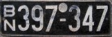 Nummernschilder / Kfz-Kennzeichen Deutschland 1948 1940er Britisch Niedersachsen