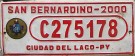 Nummernschilder / Kfz-Kennzeichen Paraguay 2000 2000er San Bernardino