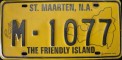Nummernschilder / Kfz-Kennzeichen Niederländische Antillen 1999 1990er St. Maarten