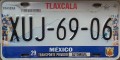 Nummernschilder / Kfz-Kennzeichen Mexiko 2006 2000er Tlaxcala