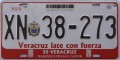 Nummernschilder / Kfz-Kennzeichen Mexiko 2008 2000er Veracruz