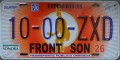 Nummernschilder / Kfz-Kennzeichen Mexiko 2002 2000er Sonora Front