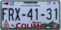 Nummernschilder / Kfz-Kennzeichen Mexiko 2005 2000er Colima